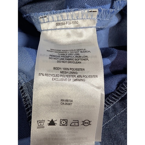 Columbia Blouse Womens Medium Shirt Blue Plaid Pockets Long Sleeve Outdoor - Picture 7 of 11